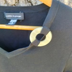 Cable and Gauge Shell detail blouse in size M